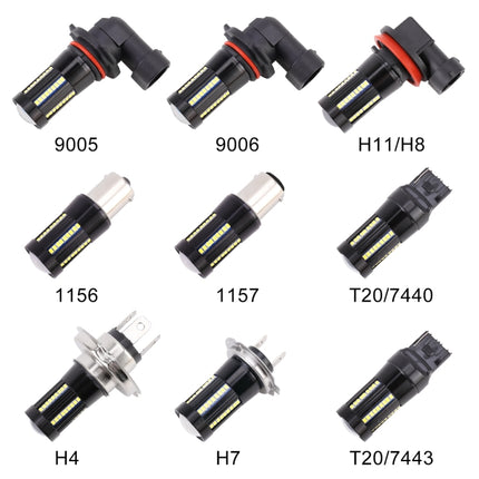 2 PCS T20 / 7440 DC9-16V / 8.2W / 6000K / 655LM Car Auto Reversing Lights / Turn Light 66LEDs SMD-2016 Lamps