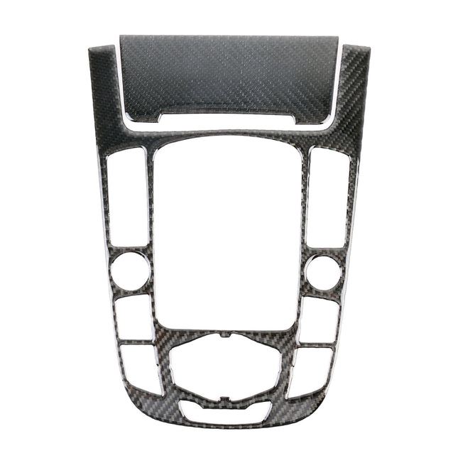 2 PCS Car Carbon Fiber Gear Panel Decorative Sticker for Audi A4L / A5 / Q5 2009-2016, Gear Panel (F)