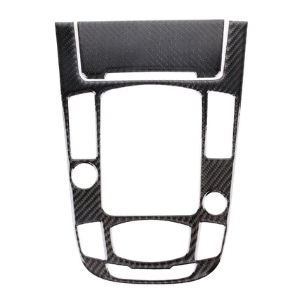2 PCS Car Carbon Fiber Gear Panel Decorative Sticker for Audi A4L / A5 / Q5 2009-2016, Gear Panel(E)