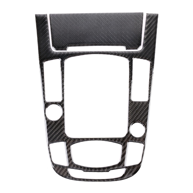 2 PCS Car Carbon Fiber Gear Panel Decorative Sticker for Audi A4L / A5 / Q5 2009-2016, Gear Panel(E)
