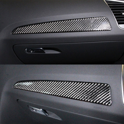 Car Carbon Fiber Dashboard Decorative Sticker for Audi A4L / A5 / Q5 2009-2016, Dashboard