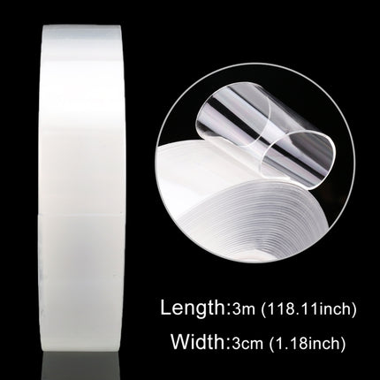 Acrylic Rubber Kitchen and Bathroom Waterproof Moisture-proof Tape Mildew Proof Stickers Size: 3cm x 3m, Thickness: 0.5mm