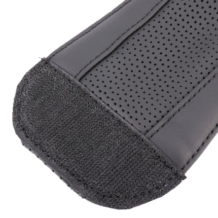 Universal Nonslip Breathable Genuine Leather Car Gear Shift Knob Cover