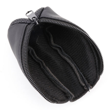 Universal Nonslip Breathable Genuine Leather Car Gear Shift Knob Cover