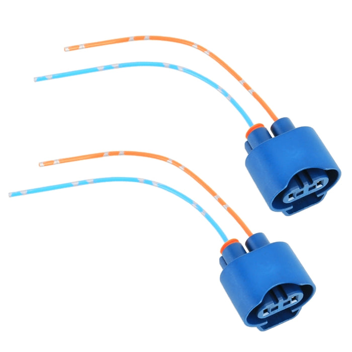 2 PCS Car 9005 Bulb Holder Base Female Socket with Wire, 9005