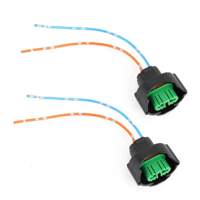 2 PCS Car H8 / H11 Bulb Holder Base Female Socket with Wire, H8 / H11