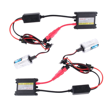 2PCS 35W HB4/9006 2800 LM Slim HID Xenon Light with 2 Alloy HID Ballast, High Intensity Discharge Lamp, Color Temperature: 4300K
