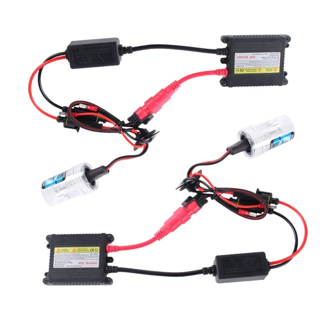 2PCS 35W HB4/9006 2800 LM Slim HID Xenon Light with 2 Alloy HID Ballast, High Intensity Discharge Lamp, Color Temperature: 4300K