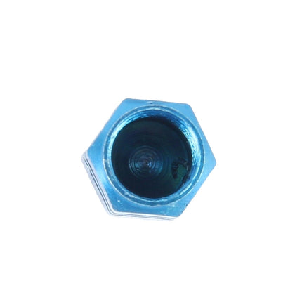 4PCS SA Metal Plated Hexagon Shape Universal Tire Valve Stem Cap, Hexagon Shape