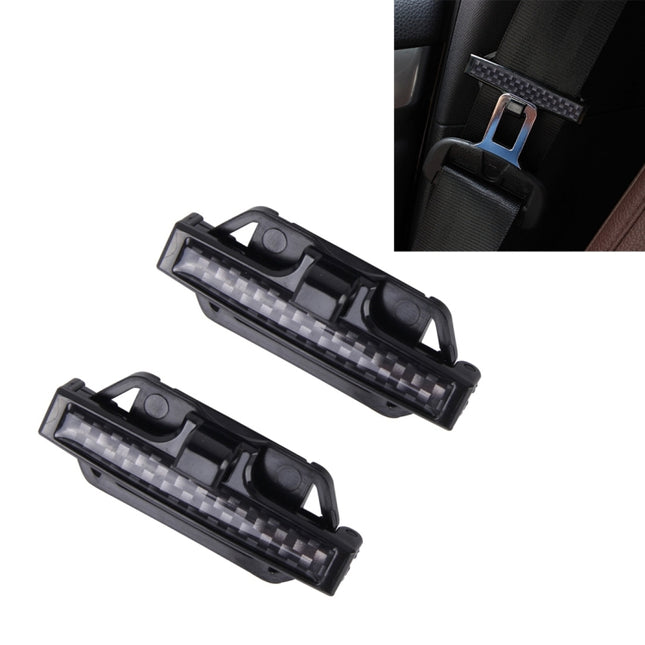 DM-013 2PCS Universal Fit Car Seatbelt Adjuster Clip Belt Strap Clamp Shoulder Neck Comfort Adjustment Child Safety Stopper Buckle