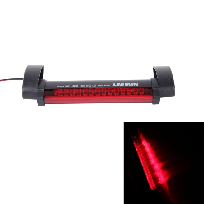 14 LEDs Red Light Car Third Brake Light, DC 12V Cable Length: 80cm, 14 LEDs