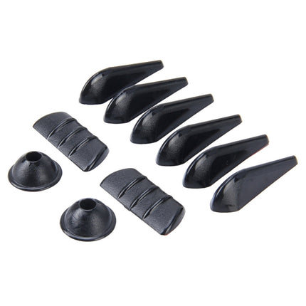 10 PCS Car Exterior Rubber Noise-cancelling Airflow-adjusting Kit, Noise-cancelling Airflow-adjusting Kit