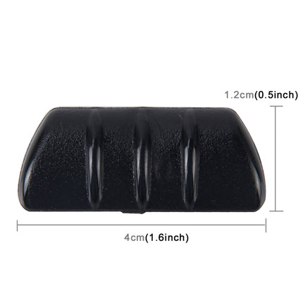 10 PCS Car Exterior Rubber Noise-cancelling Airflow-adjusting Kit, Noise-cancelling Airflow-adjusting Kit