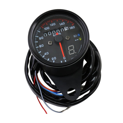 3 in 1 Universal Waterproof Motorcycle LED Backlight Odometer Speedometer Gearmeter, DC 12V