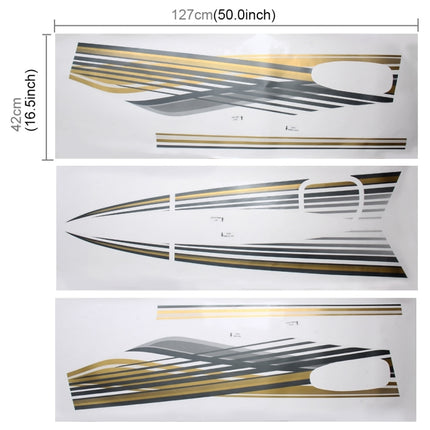 5 PCS SUV Body Decorative Strip Brand Car Streamline Shining Sticker for Toyota Prado 2010 Version