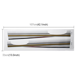 4 PCS SUV Body Decorative Strip Brand Car Streamline Shining Sticker for Toyota Prado 2015 Version