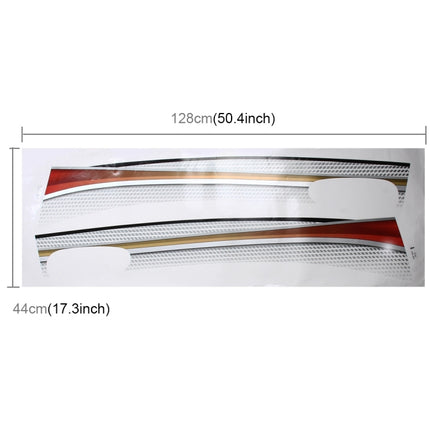 4 PCS SUV Body Decorative Strip Brand Car Streamline Shining Sticker for Toyota Prado 2015 Version