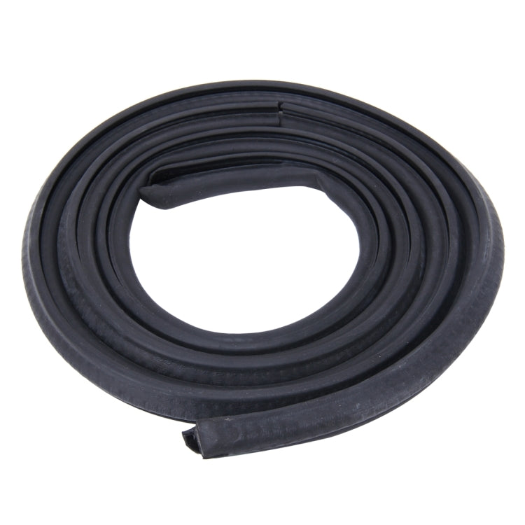 80cm B Shape Car Decorative Strip Rubber Chrome Decoration Strip Door Seal Window Seal