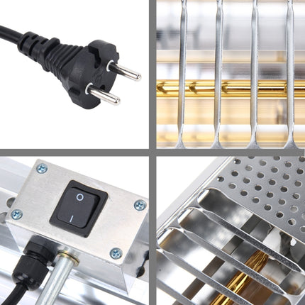 1000W Handheld Heat Light Infrared Dryer Spray Paint Heating Curing Lamp Baking Booth Heater, Cable Length: 2m EU Plug