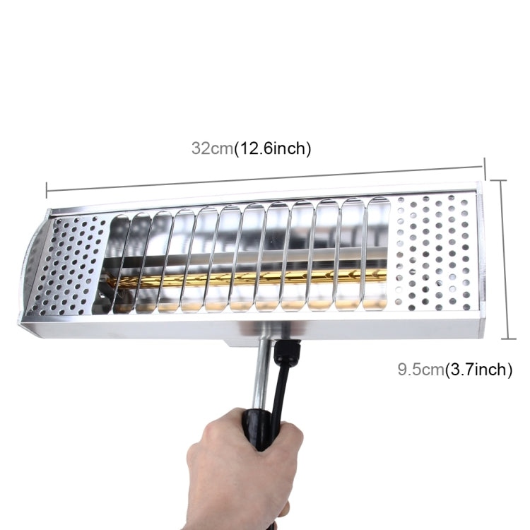 1000W Handheld Heat Light Infrared Dryer Spray Paint Heating Curing Lamp Baking Booth Heater, Cable Length: 2m EU Plug