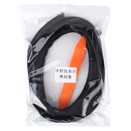 1.5m Car Instrument Desk Decorative Strip Rubber Chrome Decoration Strip  Seal