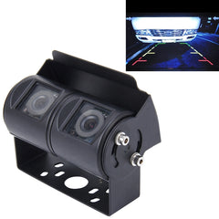 Dual Head Universal 720×540 Effective Pixel  50HZ / NTSC 60HZ CCD Waterproof Car Rear View Backup Camera With 24 LED Lamps, Black Rear View Backup Camera, White Rear View Backup Camera