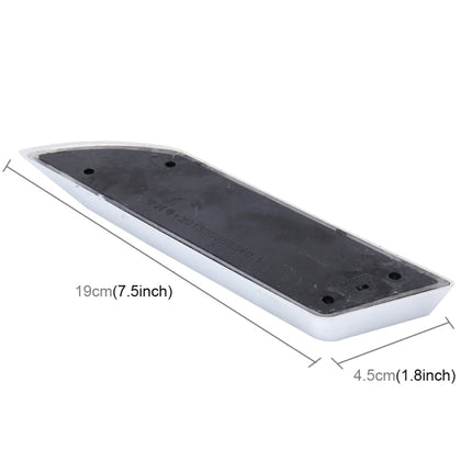 2 PCS Car Body Side Solar Decorative Colorful Strobe Warning Outlet Light