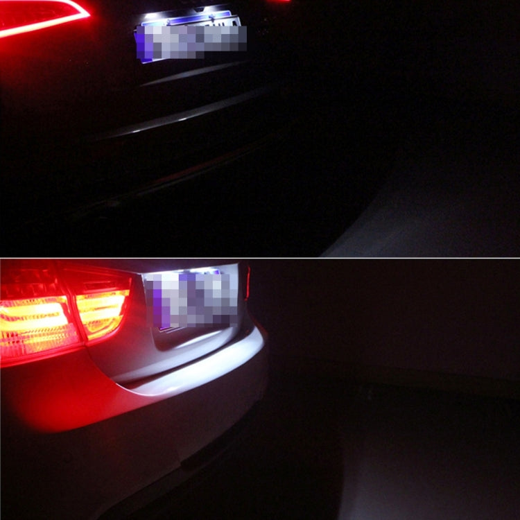 2 PCS 2W 100 LM 6500K Car License Plate Light with 2 SMD-5630 Lamps, DC 12V