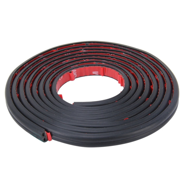 4m B Shape Car Decorative Strip Rubber Chrome Decoration Strip Door Seal Window Seal