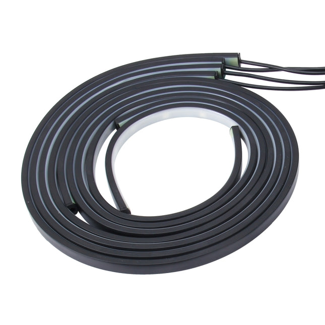 4 in 1 90cm/120cm RGB Colorful Flashing Decorative Chasis Light Sound Control Light Music Rhythm Light with Wireless Remote Control, DC 12V, 90cm/120cm