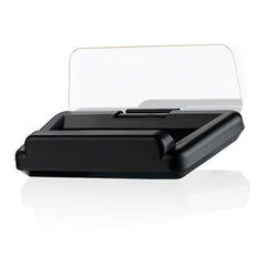 With Adjustable Reflection Board, Speed & RPM & Water Temperature & Oil Consumption & Driving Distance / Time & Voltage Display, Over Speed Alarm, Connect OBD2 Interface