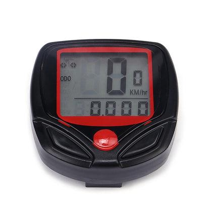 English Waterproof 14 Function Cycle Computer LCD Odometer Speedometer, SD-548B