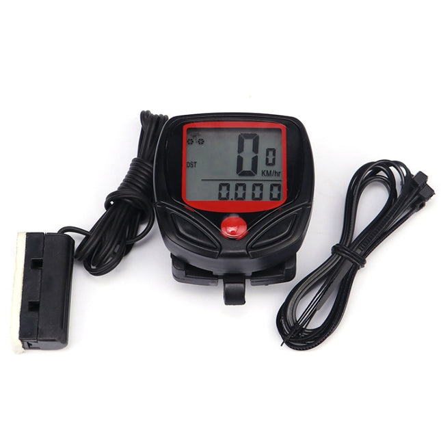 English Waterproof 14 Function Cycle Computer LCD Odometer Speedometer, SD-548B