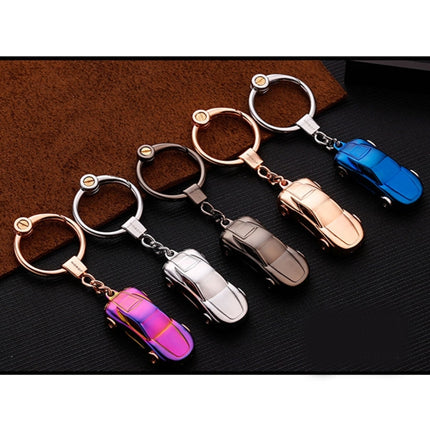 Metal Car Shape Decorative Keychain Holder(Random Color Delivery), Metal Car Shape