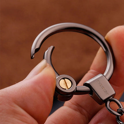 Metal Car Shape Decorative Keychain Holder(Random Color Delivery), Metal Car Shape
