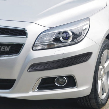 2 PCS Universal Car Auto Rubber Body Bumper Guard Protector Strip Sticker