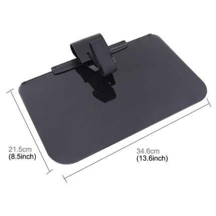 180 Degree Rotating Car Anti-Glare Dazzling Goggle Day Night Vision Driving Mirror Sun Visors for SUV MPV etc, Size: 34.6*21.5cm