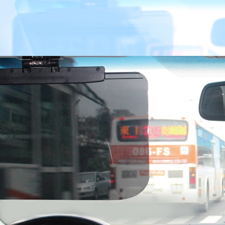 180 Degree Rotating Car Anti-Glare Dazzling Goggle Day Night Vision Driving Mirror Sun Visors for SUV MPV etc, Size: 34.6*21.5cm