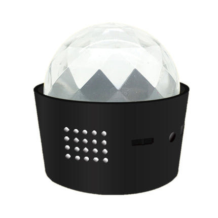 D33 5W USB Charging RGB Car Decoration Portable DJ Light Sound Activated Rotating Strobe Effect Atmosphere Light Star Music Light Lamp, DC 5V, D33