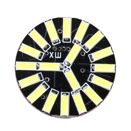 2 PCS 1156/BA15S 1W 50 LM 6000K Car AutoTurn Light with 19 SMD-4014 LED Lamps, DC 12V, 1156/BA15S 1W