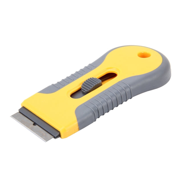 Car Auto Aluminum Scalable Multi-function Cleaning Knife Tool with Plastic Handle for Window Cleaning Wrapping Film, Aluminum Scalable Film Scraper