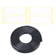5.6m Car Decorative Strip Rubber Chrome Decoration Strip Door Seal Window Seal