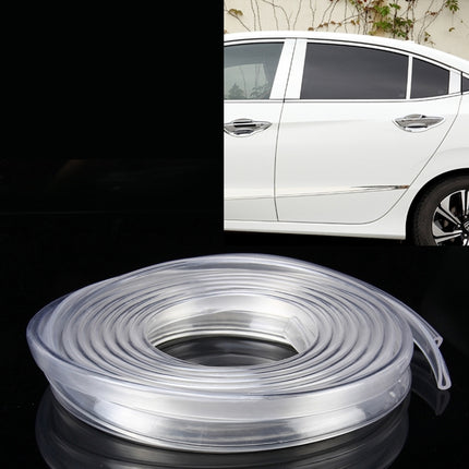 5.6m Car Decorative Strip Rubber Chrome Decoration Strip Door Seal Window Seal