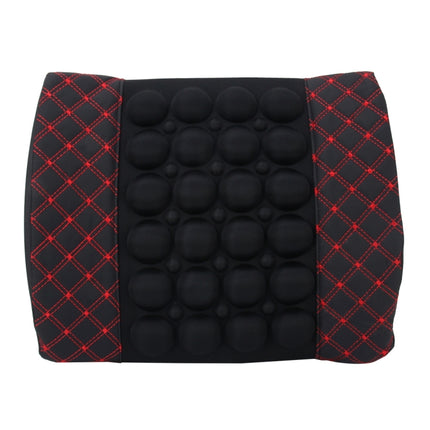 12V Four Season Chemical Fiber Wrapping Lumbar Seat Relaxation Waist Support Cushion for Car Office Family