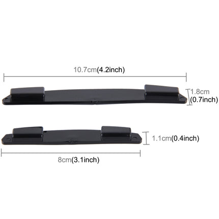 3R 3R-2103 4 PCS Rubber Car Side Door Edge Protection Guards Cover Trims Stickers, 3R-2103 Side Door Edge Guards