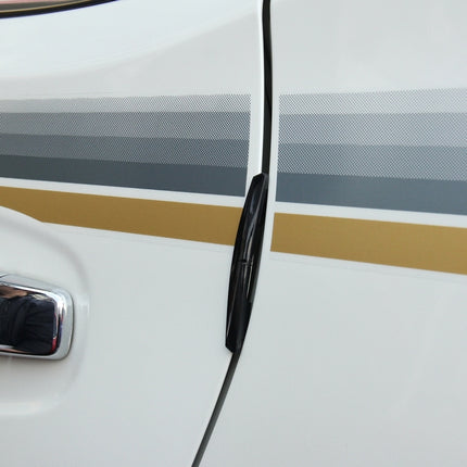 3R 3R-2103 4 PCS Rubber Car Side Door Edge Protection Guards Cover Trims Stickers, 3R-2103 Side Door Edge Guards