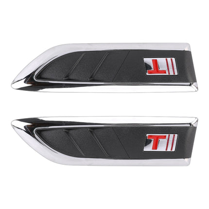 2 PCS Car Side Air Intake Flow Vent Fender Decorative Stickers Cover