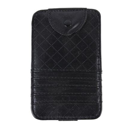 FUDAOCHE Multi-functional Auto Car Sun Visor Sunglasses Holder Card CD Storage Holder Pouch Bag