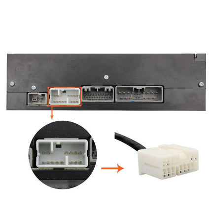 Car USB + AUX Audio Wiring Harness Car MP3 Audio Digital Disc Box for Honda, For Honda