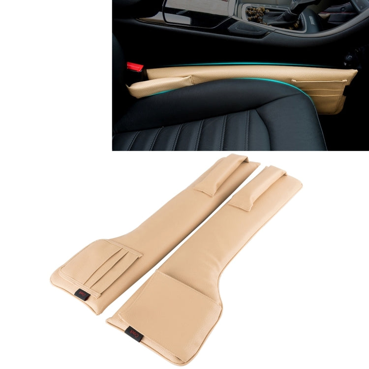 A Pair Universal Car Seat Catcher Gap Console Filler Seat Side Pocket Organizer Catcher Leak-Proof Seat Crevice Storage Bags